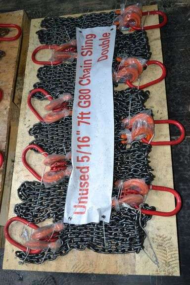 7 ft Double Legs Lifting Chain Sling image