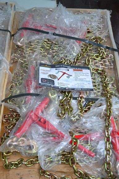 9200LB RATCHETBINDERS &G70 CHAINS image
