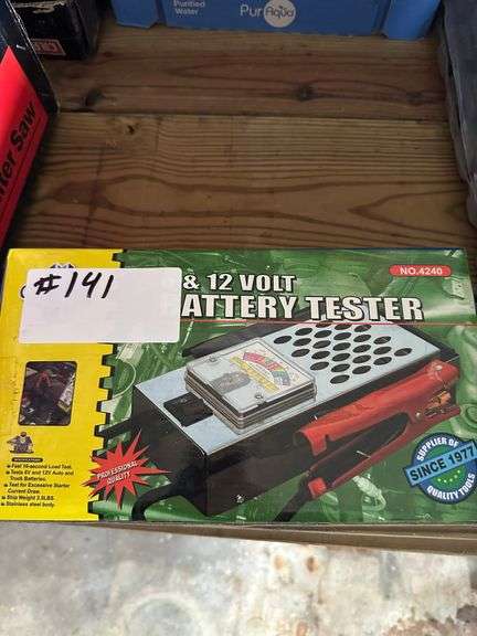 Cummins 6 & 12 Volt Battery Tester Model No. 4240 image