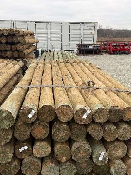36-4 X 8 Treated Line Post image