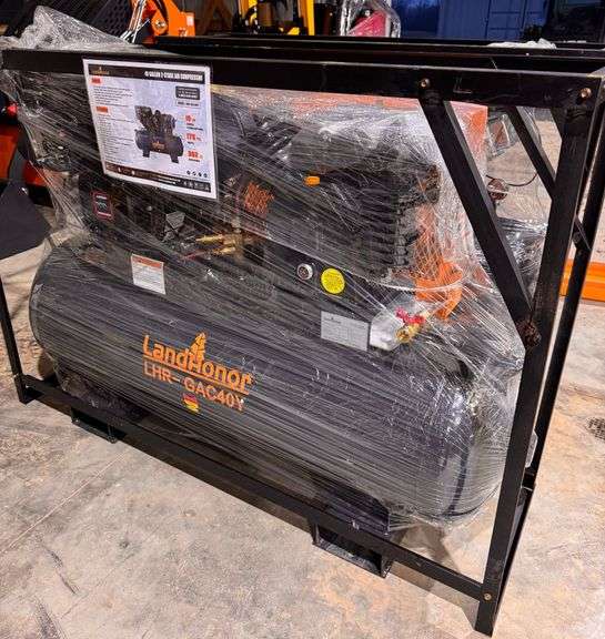 LandHonor LHR-GAC40Y 40-Gallon Gas Air Compressor – 2 Stage, image