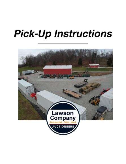 PICK-UP INFORMATION image