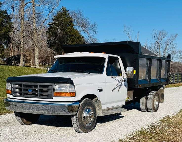 1994  Ford  F350 Nice! Ford F350 79k Original Miles! Dump Truck image