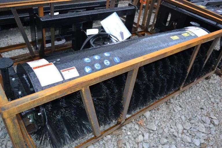 Skid Steer Angel Broom image