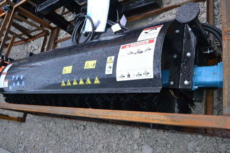 Skid Steer Angel Broom image