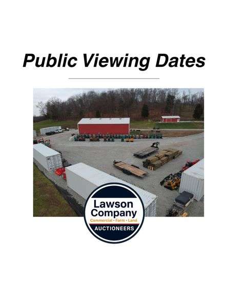 PUBLIC VIEWING DATES image