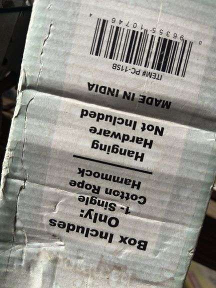 Single Cotton Rope Hammock image