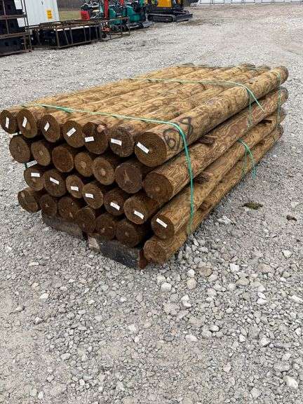 28-6-7"x8' Treated Fence/Corner Post image