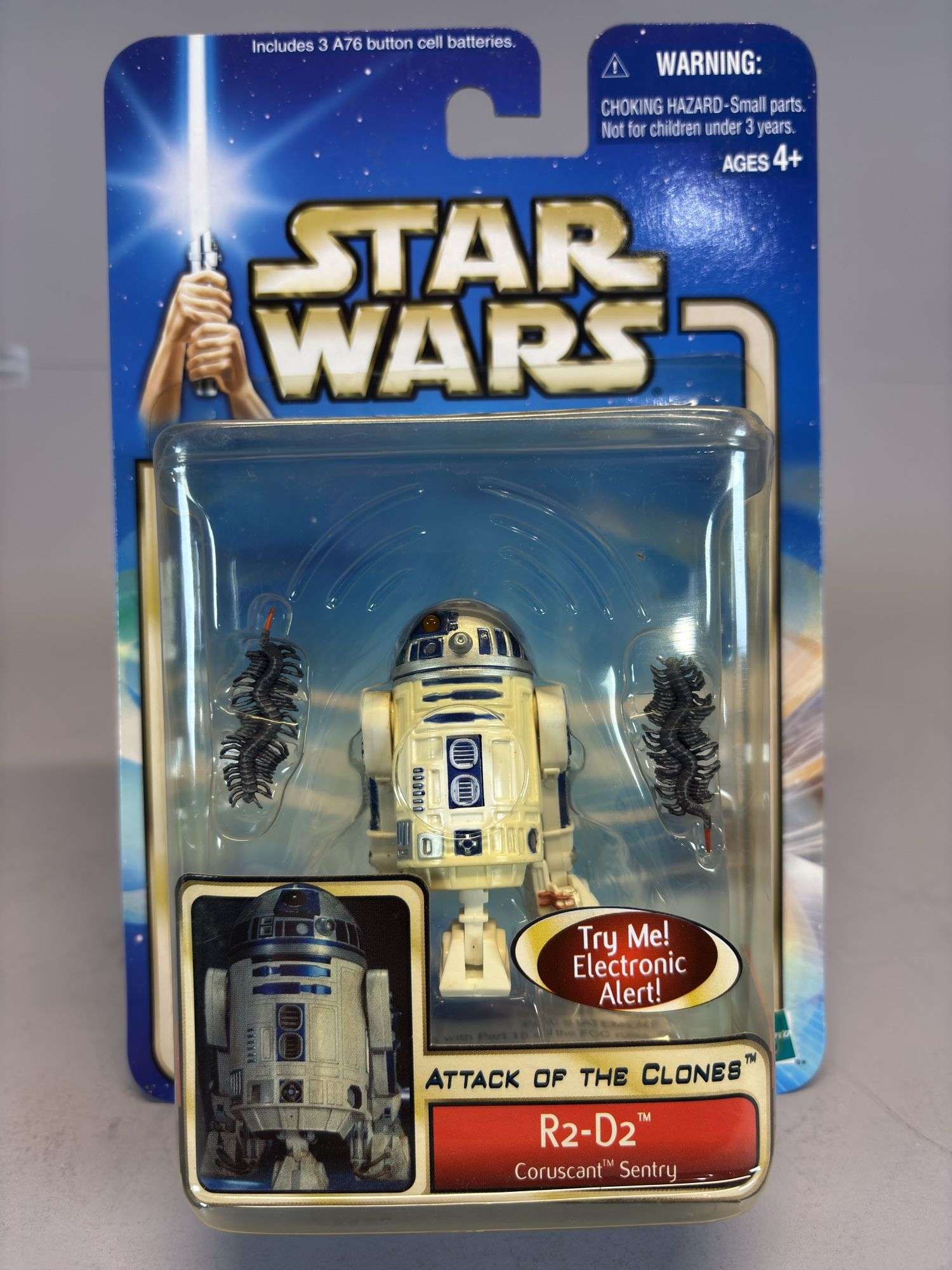 Star Wars Attack of the Clones R2-D2 Coruscant Sentry Action