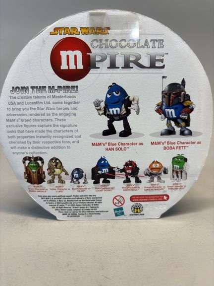 M&M's Star Wars Chocolate M-Pire Figures (Han Solo & Boba Fett)