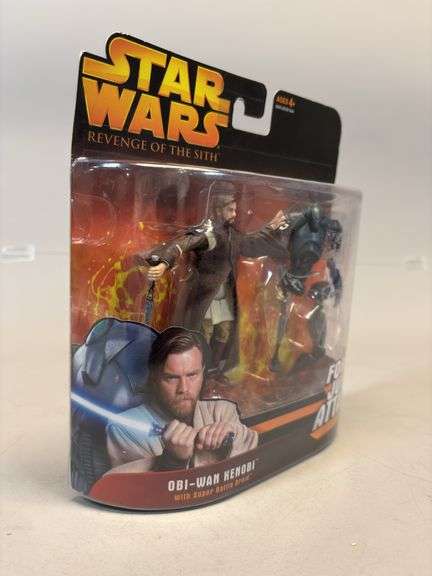 Star Wars Revenge of the Sith Obi-Wan Kenobi with Super Battle Droid Action Figure