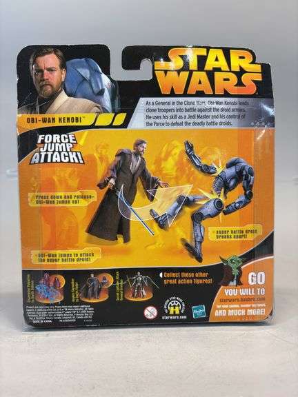Star Wars Revenge of the Sith Obi-Wan Kenobi with Super Battle Droid Action Figure