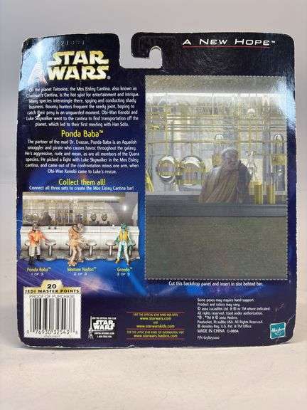 Star Wars Ponda Baba A New Hope Action Figure with Cantina Bar Section