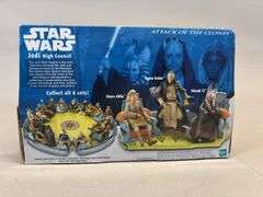 Star Wars Attack of the Clones Jedi High Council Action Figure Scene 4 Set
