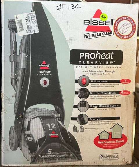 Bissell ProHeat Clearview Upright Deep Cleaner - #136 image