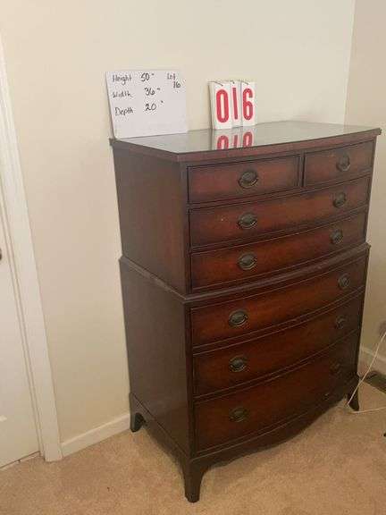 Dresser with glass top image