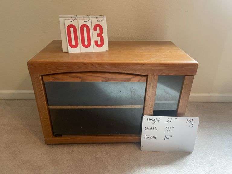 End table with storage image