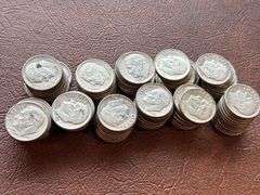 113 90% silver Roosevelt dimes pre 1965