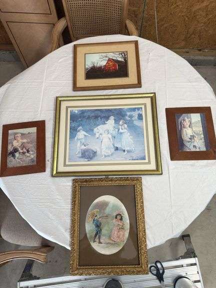 5 framed art prints