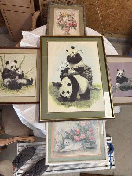 6 framed art prints