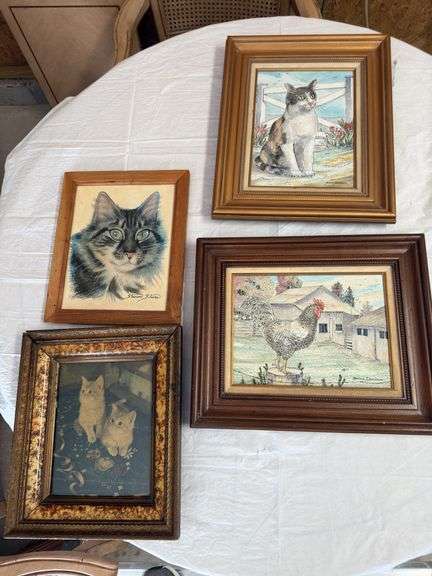 4 framed artwork