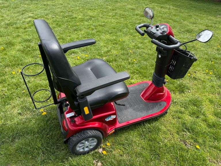 Golden brand Compation scooter with good battery and charger. 400 pound weight limit, 19 mph, 5 mile range. Runs great!
