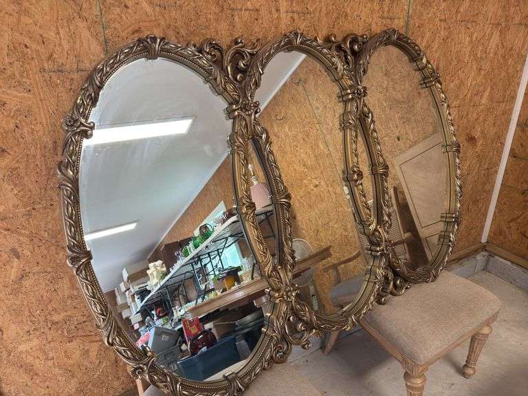 Very large ornate mirrror