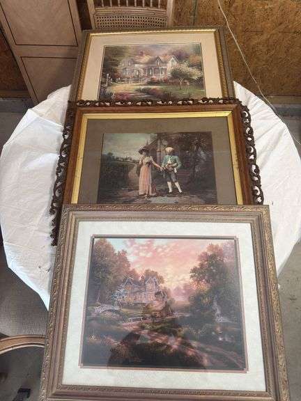 3 framed art prints
