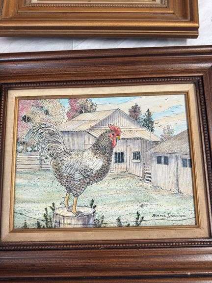 4 framed artwork