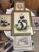 6 framed art prints