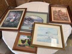 5 art prints as shown