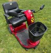Golden brand Compation scooter with good battery and charger. 400 pound weight limit, 19 mph, 5 mile range. Runs great!