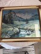 Framed optical illusionary art