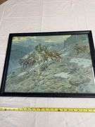 Western framed art print