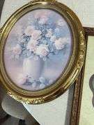 4 framed prints 1 baby print