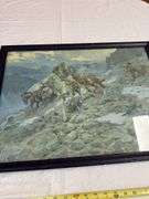 Western framed art print