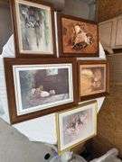 5 art prints as shown