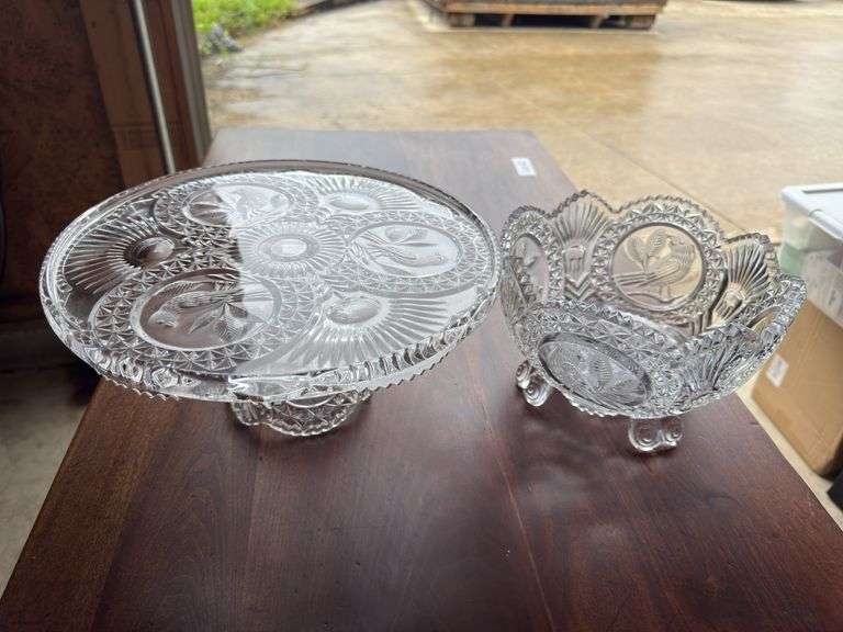 Lot of Hofbauer byrdes lead crystal items as shown.