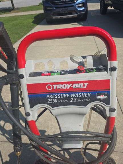 Troybilt pressure washer