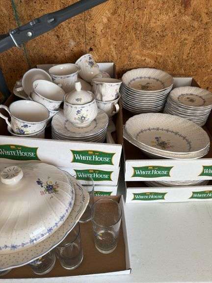 Large lot of dishes