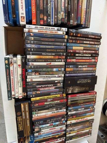Large lot of DVDs