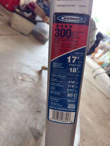 Werner folding ladder
