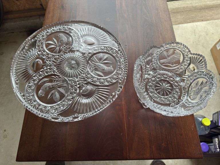 Lot of Hofbauer byrdes lead crystal items as shown.