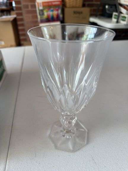 11 water goblets