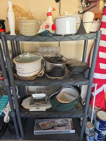 Shelf and contents