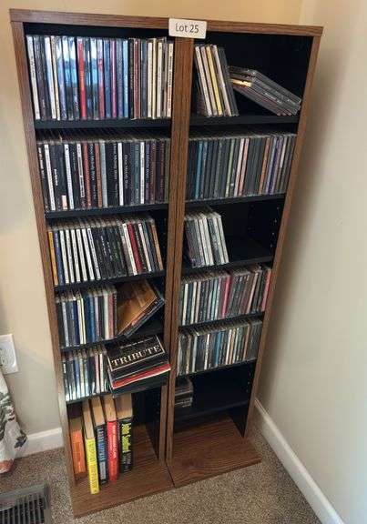 CD holders and contents