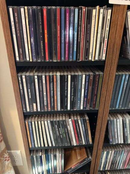 CD holders and contents