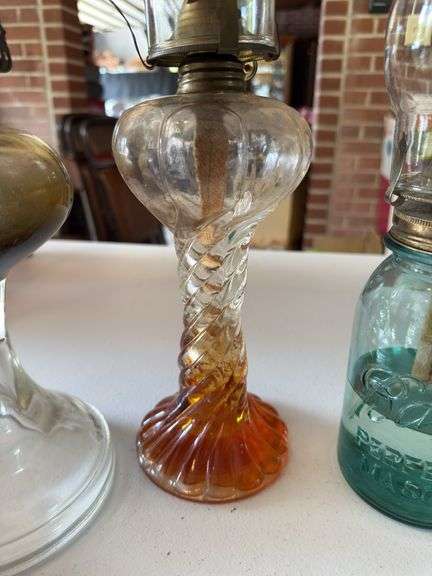 Oil lamps as shown