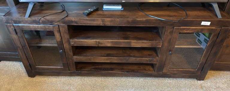 Large entertainment center. Contents NOT included