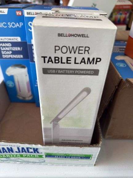 Hand sanitizers and lights